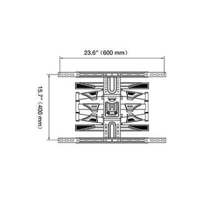 movible de 42¨-80¨ pantografo importado